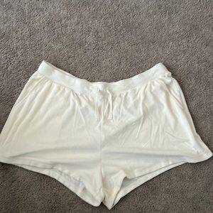 Creme Comfy Shorts